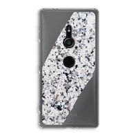 Gespikkelde marmer: Sony Xperia XZ2 Transparant Hoesje