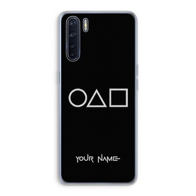 Squid Game: Oppo A91 Transparant Hoesje