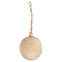 Creativ Company Kerstbal hanger hout, 6,4cm