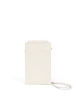 Maison Margiela pochette pour smartphone en cuir - Blanc