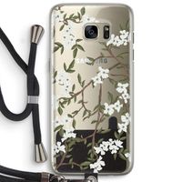 Blossoming spring: Samsung Galaxy S7 Edge Transparant Hoesje met koord