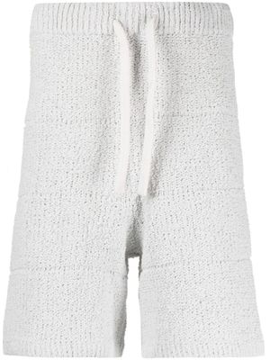 Sunnei short en maille à lien de resserrage - Gris