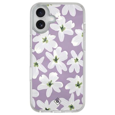 iPhone 16 hybride hoesje - Lavender blossoms