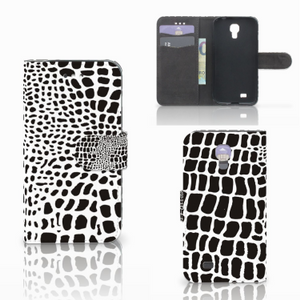Samsung Galaxy S4 Telefoonhoesje met Pasjes Slangenprint