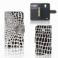 Samsung Galaxy S4 Telefoonhoesje met Pasjes Slangenprint - thumbnail
