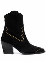 Zadig&Voltaire bottes Cara en daim à bout pointu - Noir