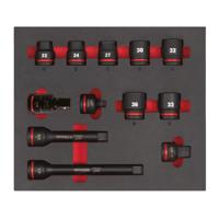 Milwaukee Doppenset | Foam inlay | 3/4" | 12-delig - 4932493396 Milwaukee Doppenset | Foam inlay | 3/4" | 12-delig - 4932493396