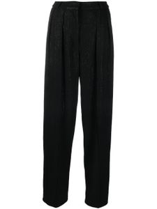 The Mannei pantalon Terras à coupe droite - Noir