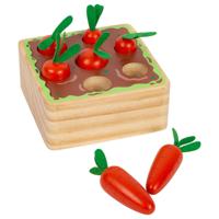 Small Foot - houten wortel vormenspel, 8dlg.