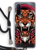 Tiger and Rattlesnakes: OnePlus Nord CE 5G Transparant Hoesje met koord