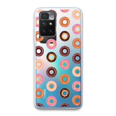 Donuts: Xiaomi Redmi 10 Transparant Hoesje