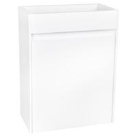 Differnz Hura L meubel links/rechts knock down FSC® | wit | 40 cm