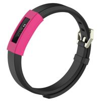 Intelligent draagbaar apparaat effen kleur silicone horloge beschermende case voor FITBIT Alta/HR (Rose Red)