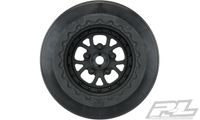 Proline Pomona Drag Spec 2.2"/3.0" Black Wheels - Slash 2wd RR/Slash 4x4 FR/RR (PL2776-03)