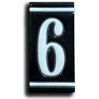 Huisnummer Zwart Wit - 6