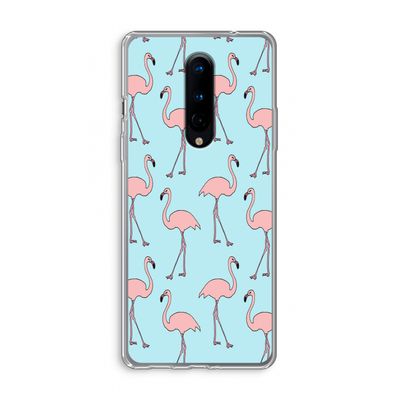 Anything Flamingoes: OnePlus 8 Transparant Hoesje