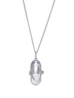 Capsule Eleven collier à pendentif orné de cristaux - Argent