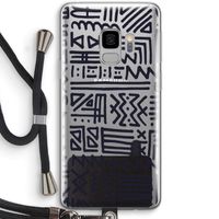 Marrakech print: Samsung Galaxy S9 Transparant Hoesje met koord
