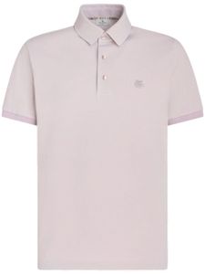 ETRO polo en coton à motif Pegaso brodé - Rose