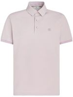 ETRO polo en coton à motif Pegaso brodé - Rose