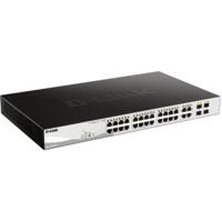 D-Link DGS-1210-24P Managed L2 Gigabit Ethernet (10/100/1000) Power over Ethernet (PoE) Zwart - thumbnail