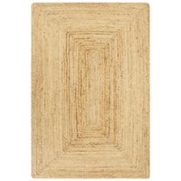 VidaXL Vloerkleed handgemaakt 80x160 cm jute naturel