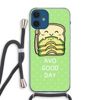 Avo Good Day: iPhone 12 Transparant Hoesje met koord
