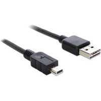 Delock 83364 Kabel EASY-USB 2.0 Type-A male > USB 2.0 Type Mini-B male 3 m zwart