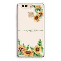 Zonnebloemen: Huawei P9 Transparant Hoesje