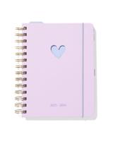 HEMA Schoolagenda 25-26 18.4x14.2cm Karton Hartjes