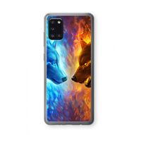Fire & Ice: Samsung Galaxy A31 Transparant Hoesje