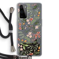 Sweet little flowers: OnePlus 9 Pro Transparant Hoesje met koord