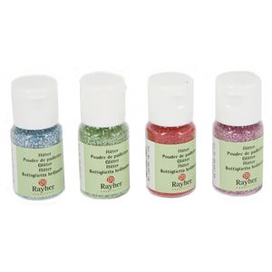 Hobby materiaal glitterflesje zilver 10 ml