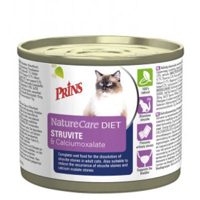 Prins NatureCare Diet Struvite & Calciumoxalate natvoer kat 1 tray (6 x 200 g)
