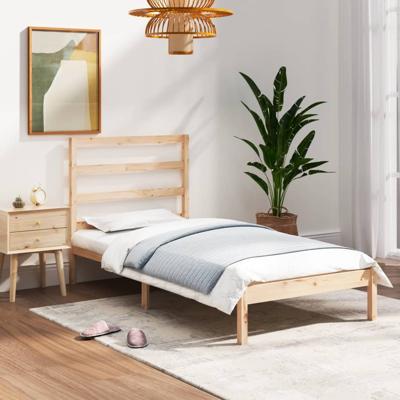Bedframe massief hout 90x190 cm