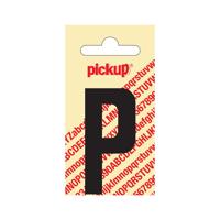 Deco letter p nobel zwart 60 mm Pickup - Pickup