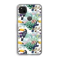 Tukans: Google Pixel 4a Transparant Hoesje Tukans: Google Pixel 4a Transparant Hoesje
