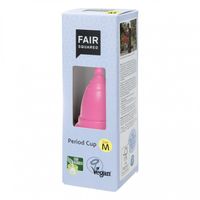 Fair Squared Menstruatiecup - 100% natuurlijk rubber (Maat: Size M - roze)