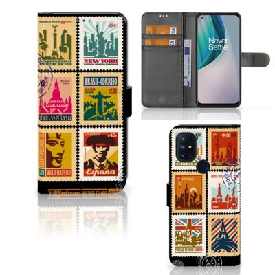 OnePlus Nord N10 | Flip Cover | Postzegels