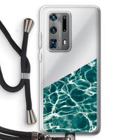 Weerkaatsing water: Huawei P40 Pro Plus Transparant Hoesje met koord