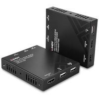 Lindy 120m Cat.6 HDMI 4K30 & USB KVM Extender KVM-extender - thumbnail