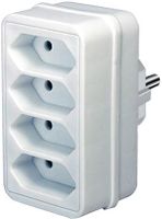 Brennenstuhl Geaarde Adapterstekker 4 - 1508040 Brennenstuhl Geaarde Adapterstekker 4 - 1508040