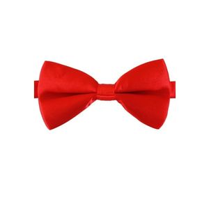 Rode verkleed vlinderstrikje 12 cm voor dames/heren   -
