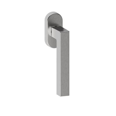 Hardbrass Raamkruk draaikiep Geneve ovaal - RVS