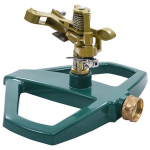 VidaXL Sproeier roterend 21x22x13 cm metaal groen
