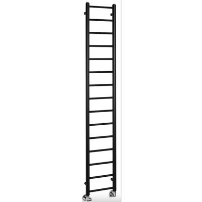 Handdoekradiator Sapho Dina Recht 30x174 cm Mat Zwart Sapho