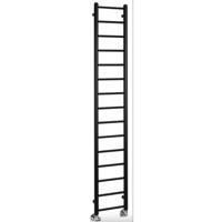 Handdoekradiator Sapho Dina Recht 30x174 cm Mat Zwart Sapho