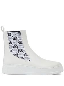 Gucci bottines à motif GG Supreme - Blanc