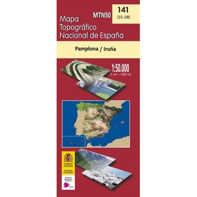 Topografische kaart 141 MT50 Pamplona-Iruña | CNIG - Instituto Geográfico Nacional