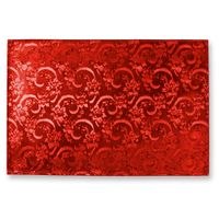 Jools placemat 30x45 cm rood kerstversiering Unique Living - Unique living Jools placemat 30x45 cm rood kerstversiering Unique Living - Unique living